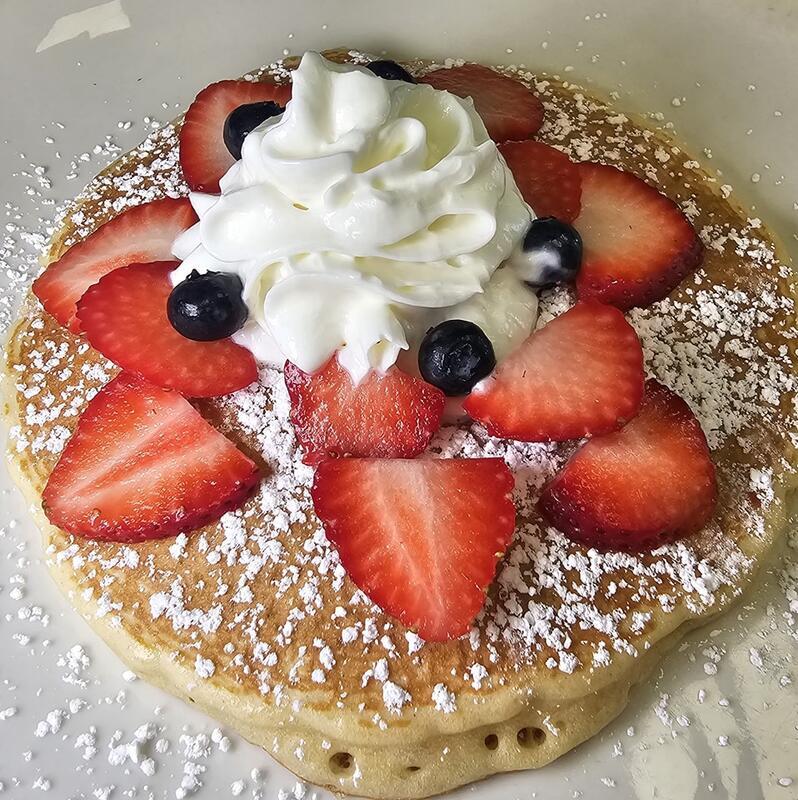 Blue Berry Pancake Side