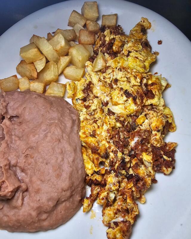 Chorizo & Egg Plt